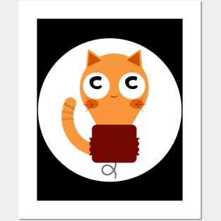 Pumpkin Spice Catbulb Posters and Art